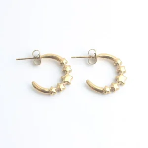 Nuit étoilée - Boucles d'oreilles - Acier inoxydable En Vogue