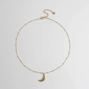 Meilleur Choix Moon - Collier - Acier inoxydable
