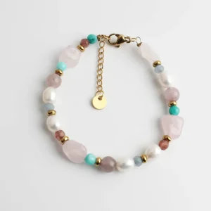 Ellie - Bracelet - Pierre Naturelle - Acier inoxydable Authentique