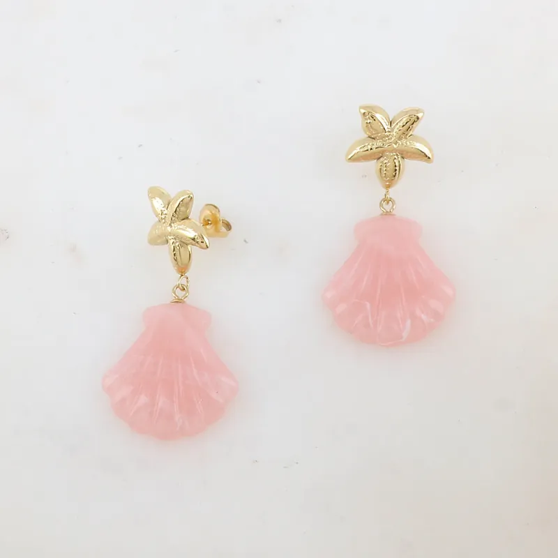 Artisanat Océan - Boucles d'oreilles - Acier inoxydable