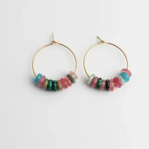 Réduction Happy Mix - Boucles d'oreilles - Acier inoxydable