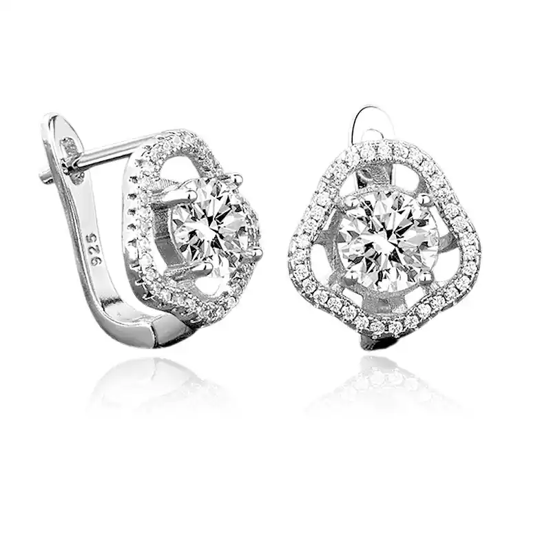 Promotion Saisonnière Boucles d'oreilles argent 925 Princesse