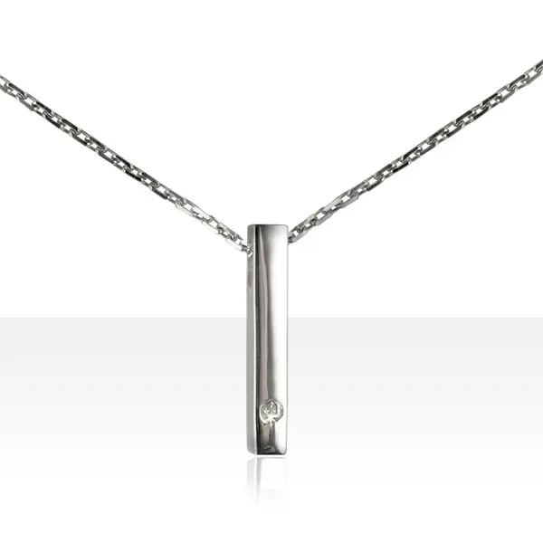 Original Collier Argent Diamant BARRETTE | BIJOUX ARGENT MASSIF | FEMME | TENDANCE | MADILAR