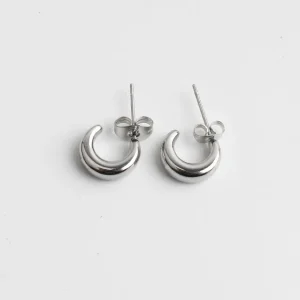 Soleil - Boucles d'oreilles - Acier inoxydable Top Qualité