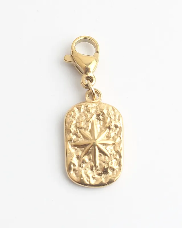 Quantité Limitée Pendentif étoile - Charm - Design Your Own - Acier inoxydable