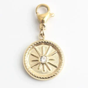 Certifié Soleil étincelant - Charm - Design Your Own - Acier inoxydable