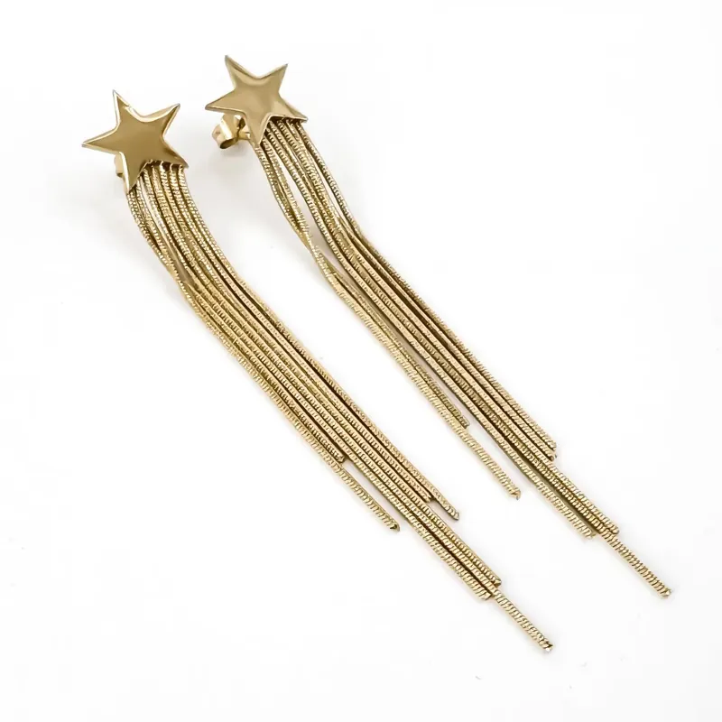 Holly - Boucles d'oreilles - Acier inoxydable Fait Main