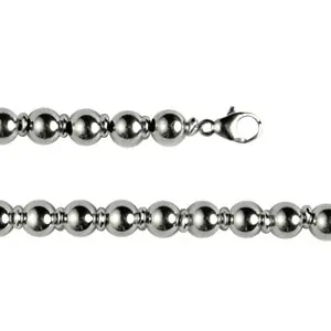 Vente Flash Collier Argent BOULES 6mm/CONES D37 | BIJOUX ARGENT FANTAISIE | MADILAR