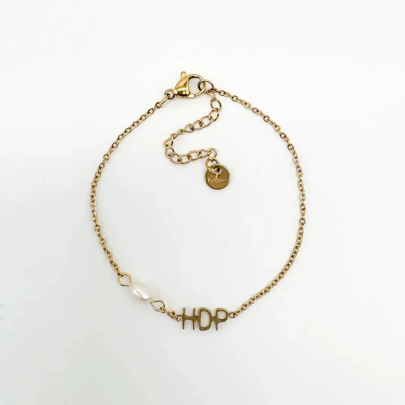 Heerliedepeerlie - Bracelet - Acier inoxydable Promotion