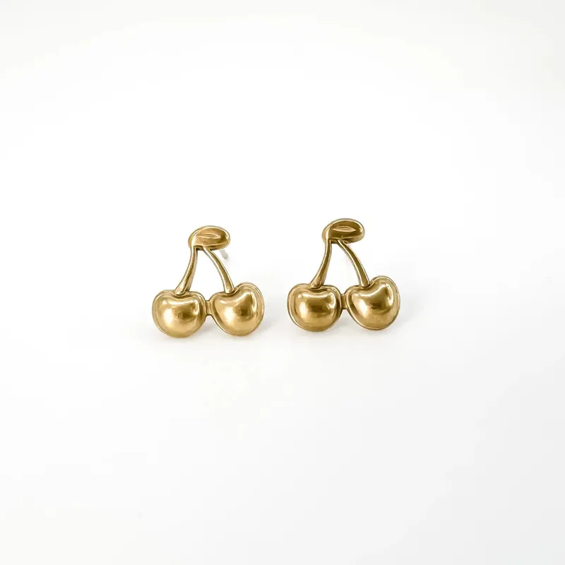 Seulement Aujourd’hui Cerise sur le gâteau - Boucles d'oreilles - Boucles d'oreilles - Or