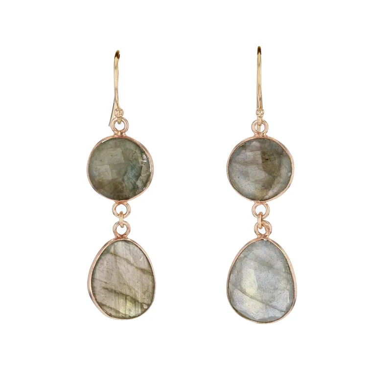 Promotion Saisonnière Pendants d'oreilles labradorites