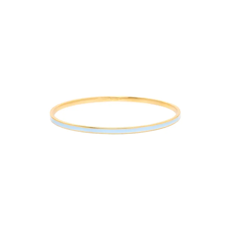 Solde Bracelet jonc fin bleu ciel - Les Complices - Bangles