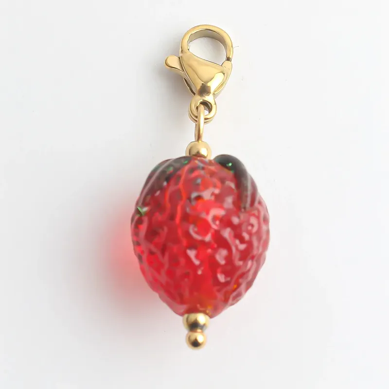 Garantie Incluse Fraise - Charm - Design Your Own - Acier inoxydable