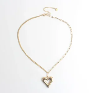 Chained Heart - Collier - Acier inoxydable Commander Vite