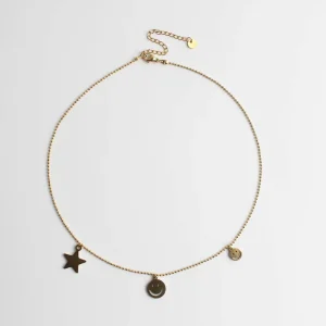 Smile Like A Star - Collier - Acier inoxydable Authentique