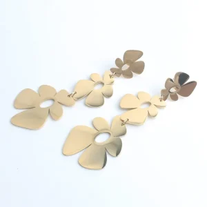 Flowers, Flowers, Flowers - Boucles d'oreilles - Acier inoxydable Meilleur Choix