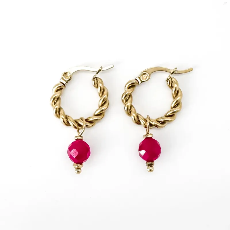 Loula - Boucles d'oreilles - Acier inoxydable Seulement Aujourd’hui