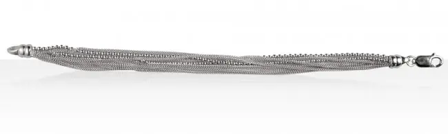 Bracelet Argent MULTI RANGS PM | BIJOUX ARGENT FEMME | MADILAR Super Prix