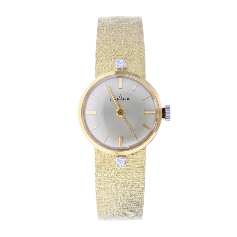Nouvelle Collection Montre or diamants Eviana