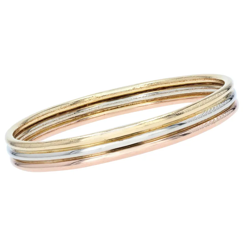 Bracelet jonc 3 ors Petit Prix