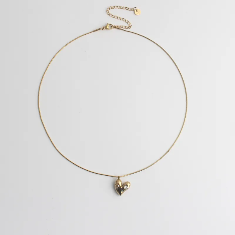 Usine Directe Sparkly love - Collier - Acier inoxydable