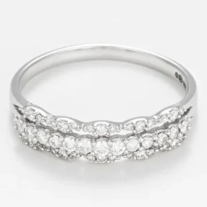 Achetez Aujourd’hui Bague Or Blanc 375/1000 "Guipure"