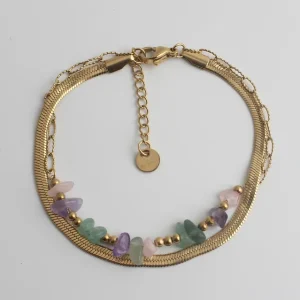 Dianne - Bracelet - Acier inoxydable Livraison Mondiale