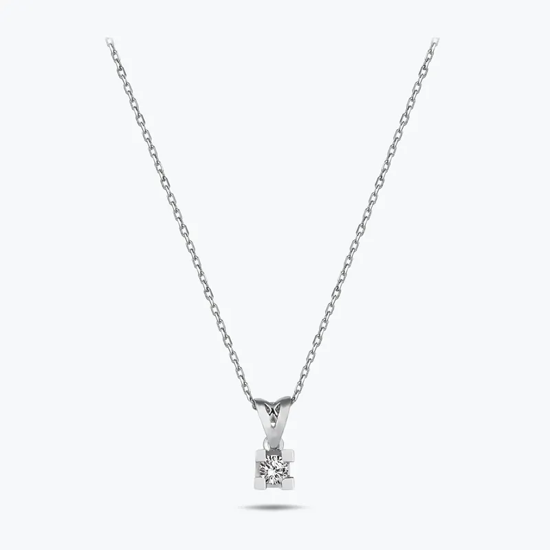 Collier Diamant Solitaire Commander Maintenant
