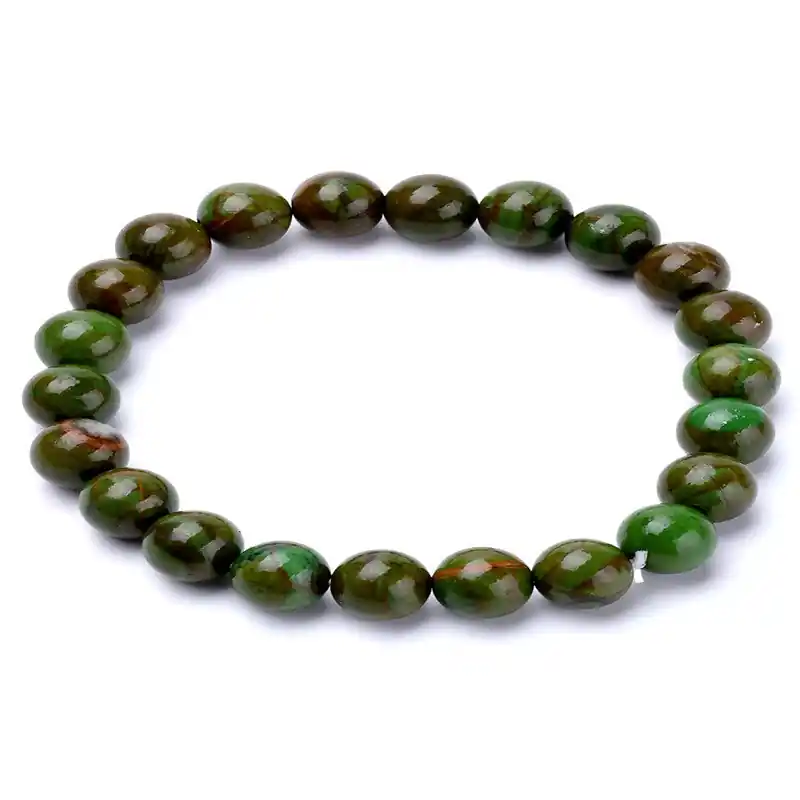Bracelet pour homme ou femme - Pierre naturelle jade vert Achat Immédiat