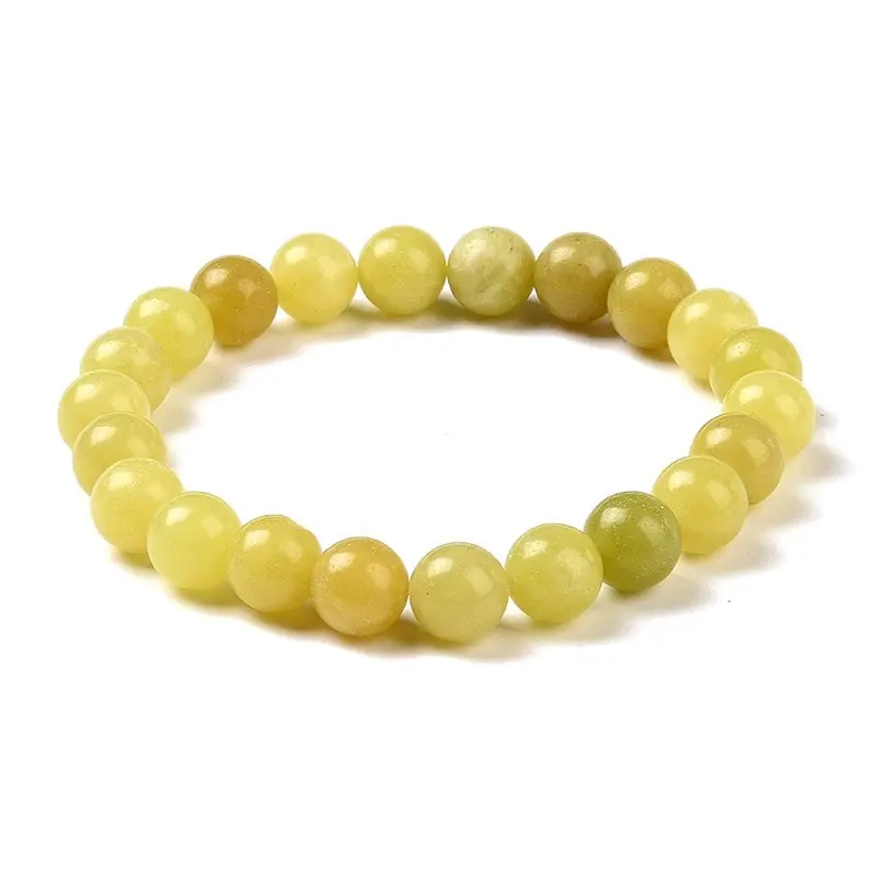 Certifié Bracelet pour homme ou femme - Pierre naturelle quartz citron