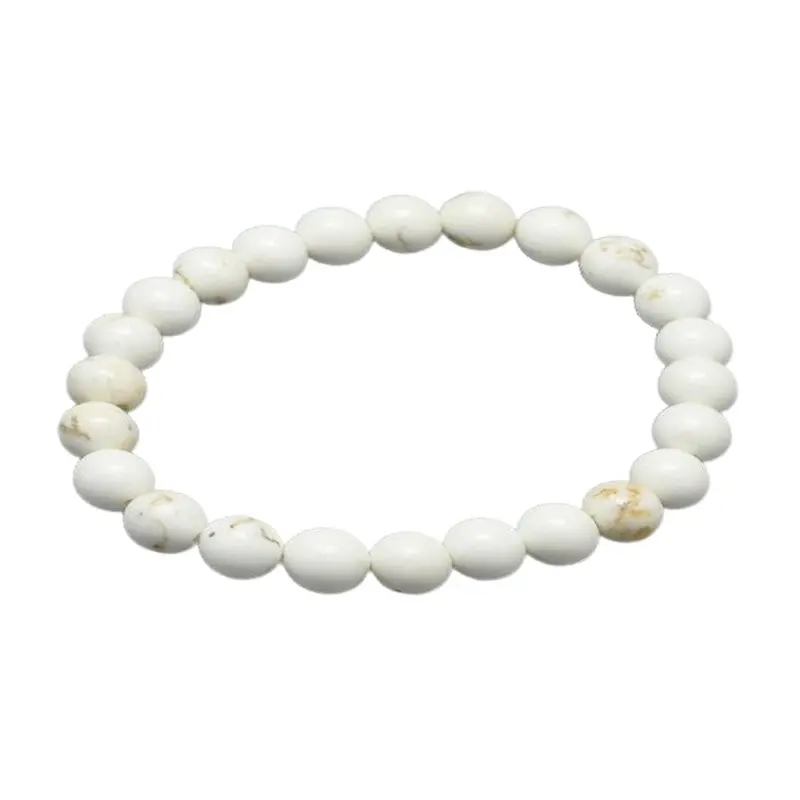 Bracelet pour homme ou femme - Pierre naturelle de magnésite Dernière Chance