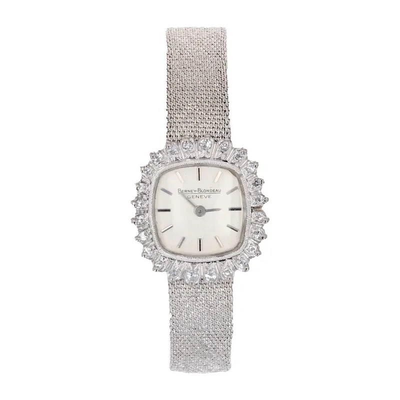 Certifié Montre or blanc diamants Berney Blondeau