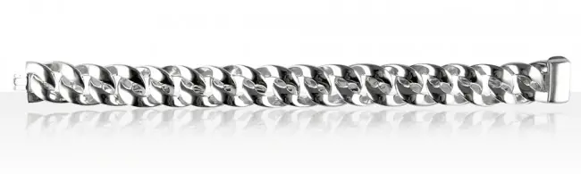 Prix Bas Bracelet gourmette Argent massif UNIE PM | BIJOUX HAUT DE GAMME | MADILAR