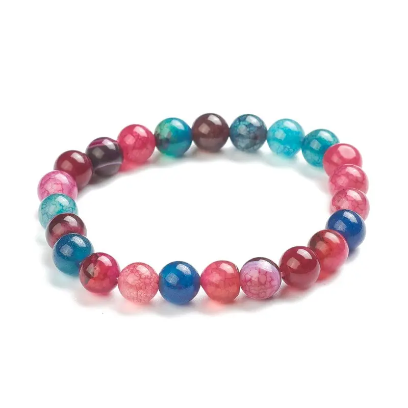 Bracelet pour homme ou femme pierres naturelles agate Meilleur Choix