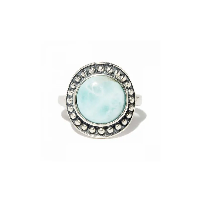 Soldes Bague Guinda Larimar 3,03 ct et Argent Massif 925/1000