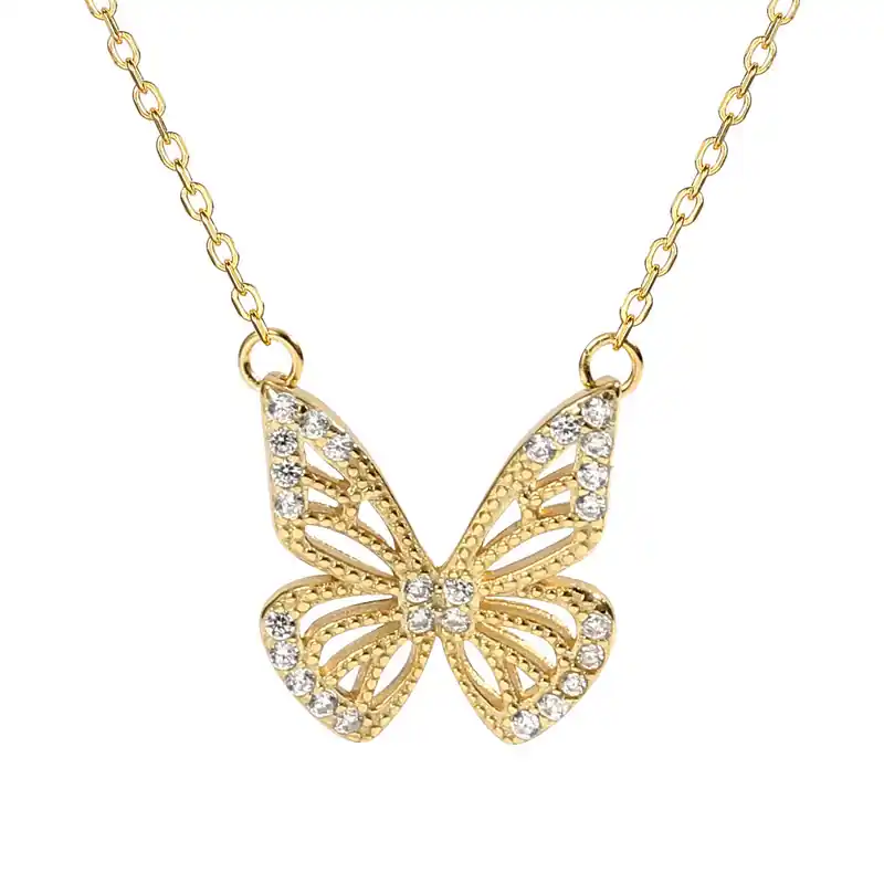 Vente Directe Collier Pendentif papillon