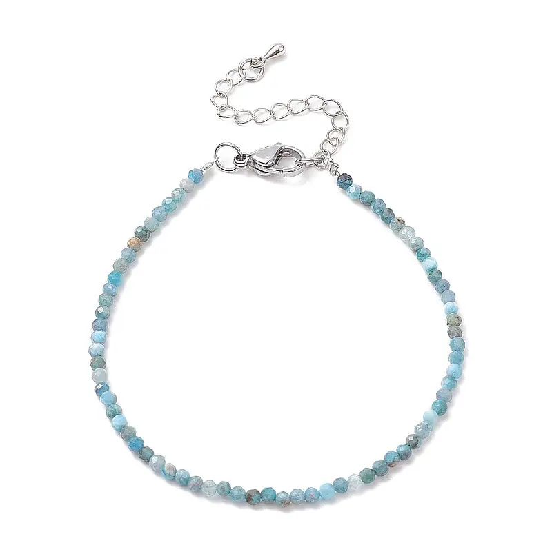 Bracelet pour homme ou femme - pierres naturelles apatite Vente Flash
