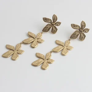 Lita - Boucles d'oreilles - Acier inoxydable En Vogue