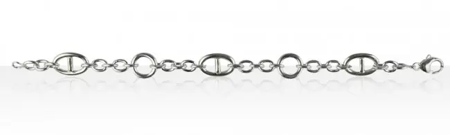 Bracelet Argent "SENIX" 3 Marine - 2 ANX FR25 | BIJOUX ARGENT FANTAISIE | MADILAR Soldes