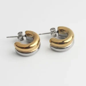 Yomi - Clous - Boucles d'oreilles - Acier inoxydable Original
