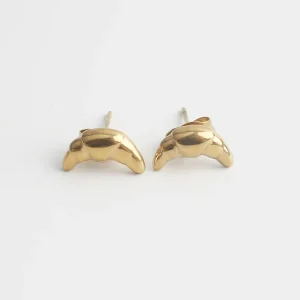 Expédition Rapide Little Croissant - Clous d'oreilles - Boucles d'oreilles - Acier inoxydable