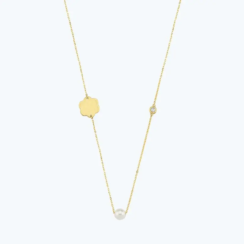 Collier Diamant Perle Livraison Express