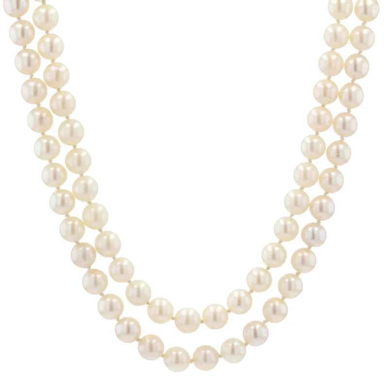 Remise Collier perles de culture double rang