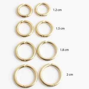 Basic - Boucles d'oreilles - Clips - Acier inoxydable Remise