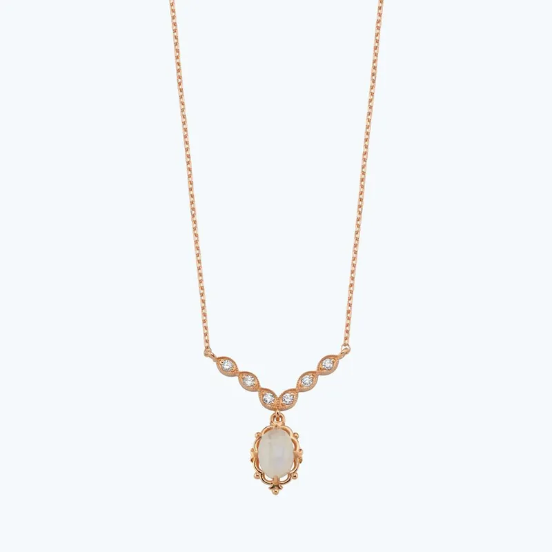 Collier Ovale Quartz en Diamant Achetez Aujourd’hui