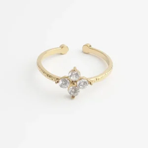 Mella - Bague - Plaqué or Livraison Mondiale