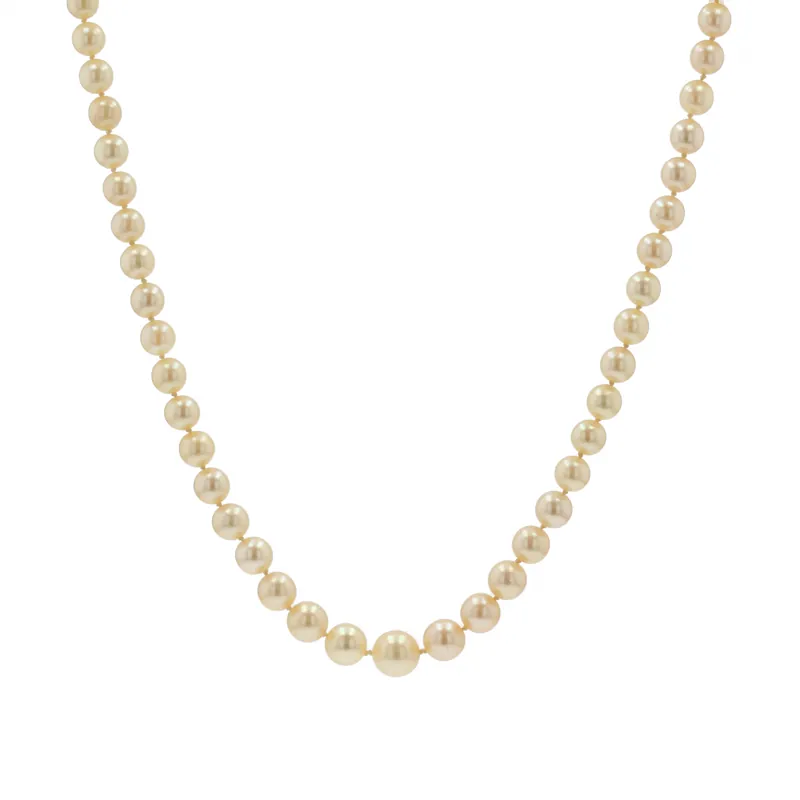 Offre Spéciale Collier chute de perles de culture dorées