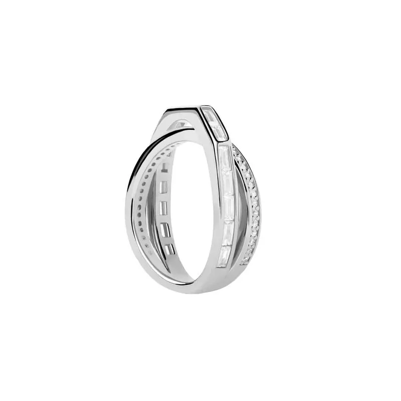 Usine Directe PDPAOLA Bague en argent - Olivia - AN02-A10