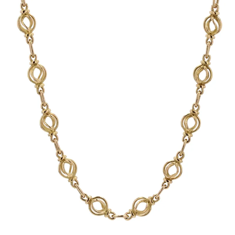 Achat Immédiat Collier ancien en or maille ronde