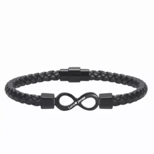 À Mon Papi Bracelet Personnalisé Infini 2 Prénoms Personnalisés Bracelet Personnalisé Homme|Jessemade Top Qualité